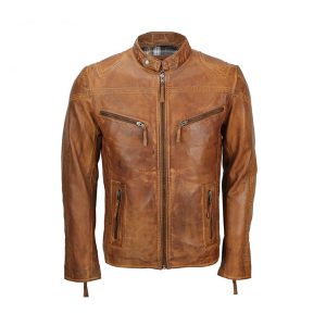 Men’s Leather Fashion Jacket CI – 8099