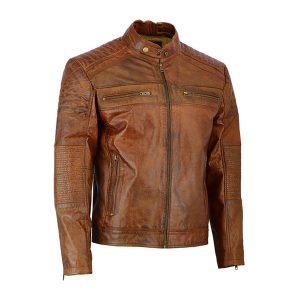 Men’s Leather Fashion Jacket CI -8754