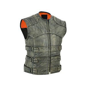 Premium Leather Vest  CI – 6712