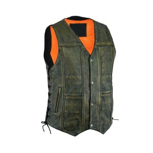 Premium Leather Vest   CI – 9012