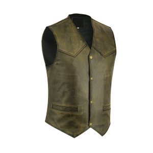 Premium Leather Vest  CI – 0870