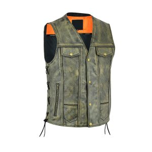 Premium Leather Vest  CI – 4940
