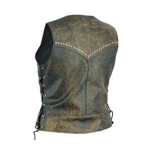 Women Leather Vest  CI – 1245