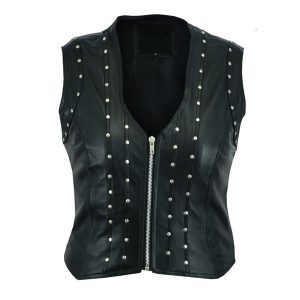Women Leather Vest    CI – 4900
