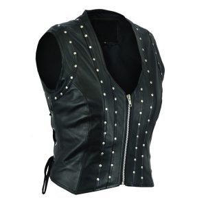 Women Leather Vest    CI – 4900